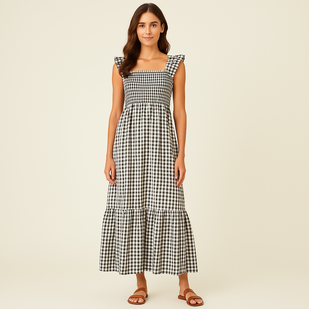The Blossum™ Gingham Maxi