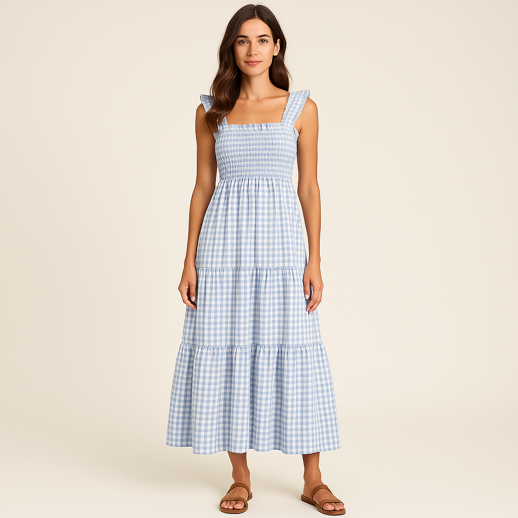 The Blossum™ Gingham Maxi