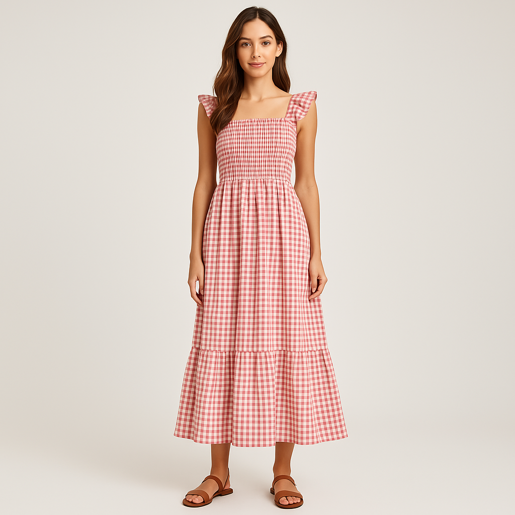 The Blossum™ Gingham Maxi