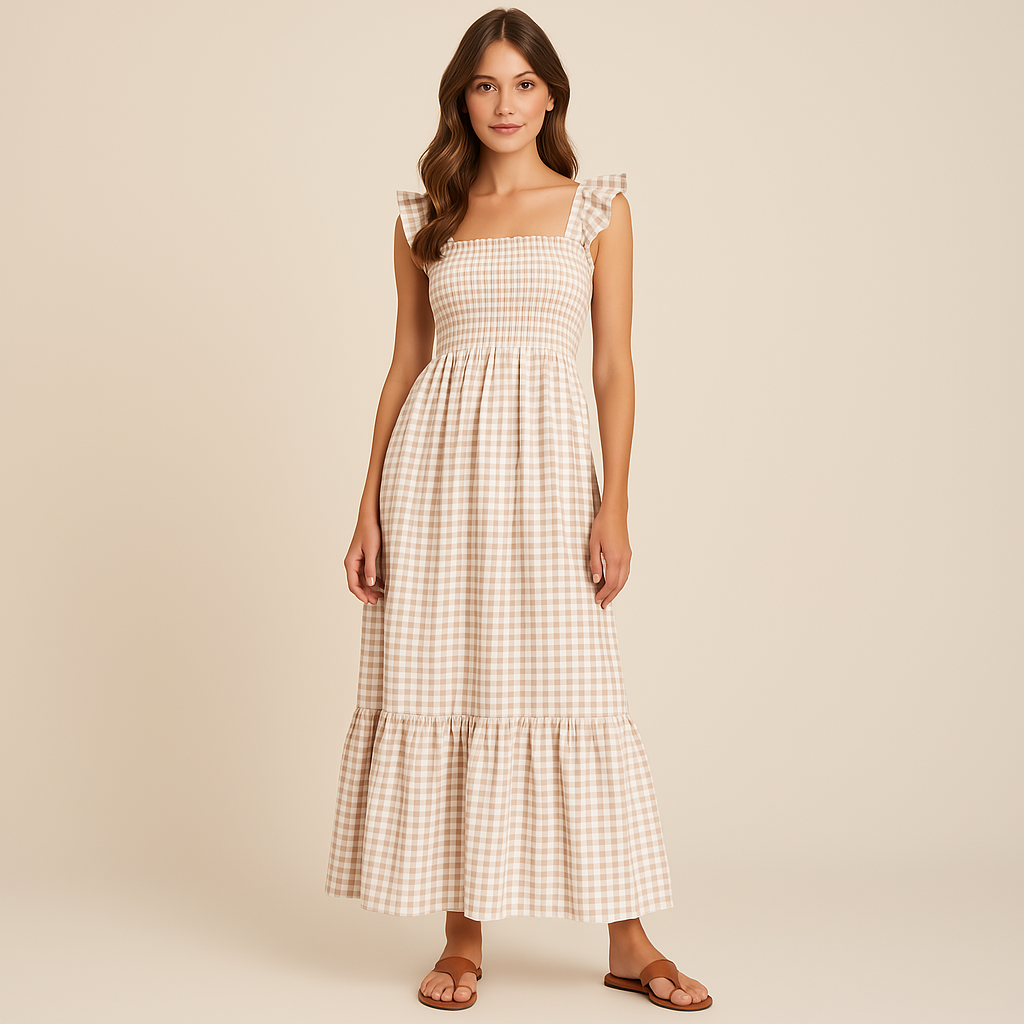 The Blossum™ Gingham Maxi